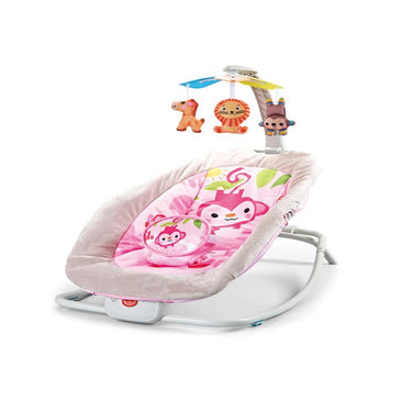 Multi-functional 2in1 Musical Baby Rocking Cradle - Pink
